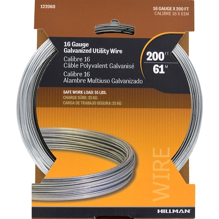 Hillman Wire Galv 16Ga 200' 122060
